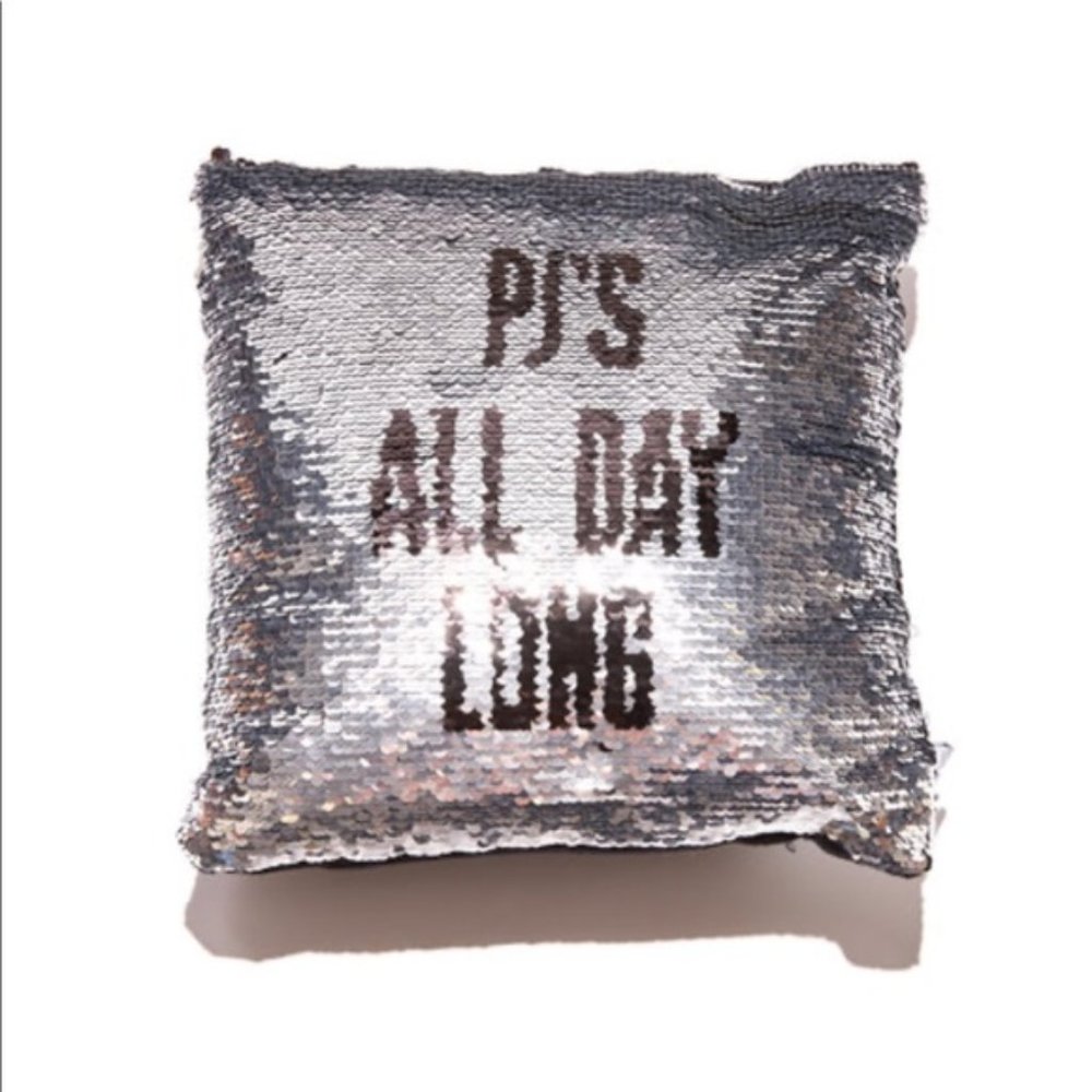 Flip Sequin Pillow "PJ's All Day Long " 8 Oak Lan